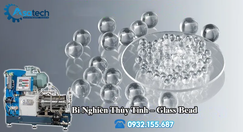 Sản phẩm bi nghien thuy tinh glass bead asatech — Công Ty Cổ Phần ASATEK — MST 0315441167