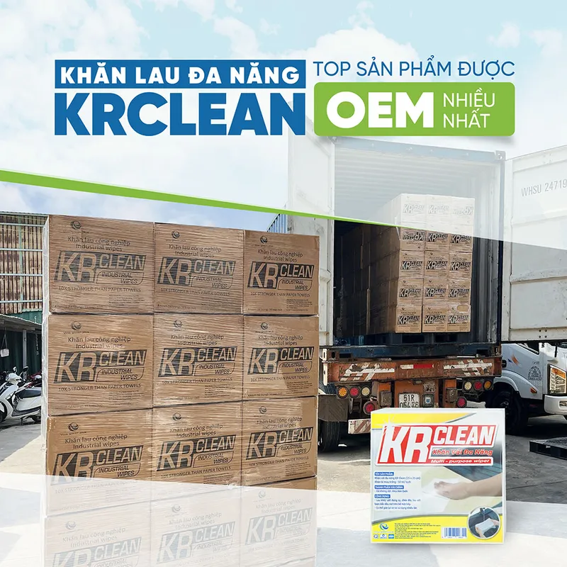Sản phẩm KRCLEAN San pham duoc OEM nhieu nhat — Công Ty TNHH Vina Green Plus Investment Company — MST 0315448444