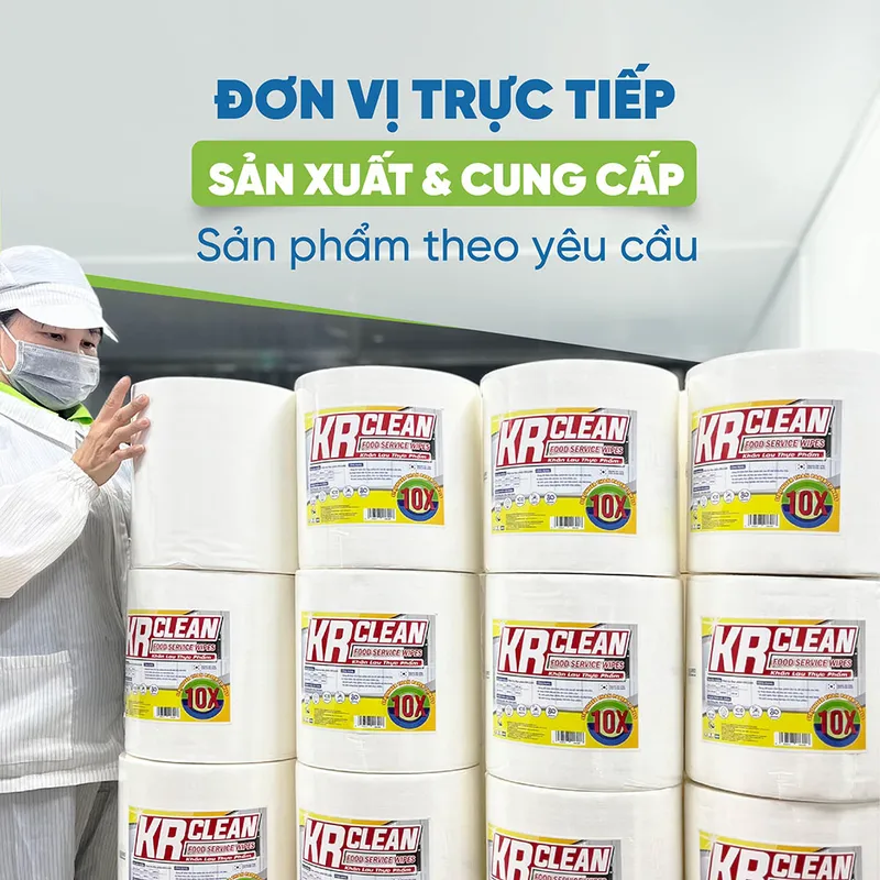 Sản phẩm San xuat Khan lau thuc pham theo yeu cau — Công Ty TNHH Vina Green Plus Investment Company — MST 0315448444