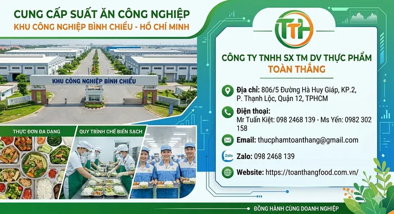 Sản phẩm Cung cap suat an cong nghiep Khu cong nghiep Binh Chieu Ho Chi Minh — Thực Phẩm Toàn Thắng - Công Ty TNHH Sản Xuất Thương Mại Dịch Vụ Thực Phẩm Toàn
Thắng — MST 0315465778