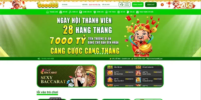 Sản phẩm trang chu good88 — Công Ty TNHH Vận Tải - Xây Dựng Trần Duẫn — MST 0315481346