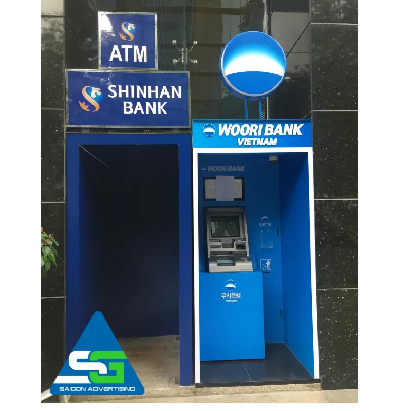 Sản phẩm Bang hieu ATM Shinhan bank 1 — Quảng Cáo Sài Gòn - Công Ty TNHH Phát Triển Quảng Cáo Sài Gòn — MST 0315486111