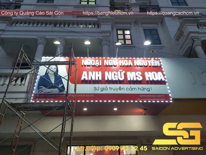 Sản phẩm Lam bang hieu anh ngu — Quảng Cáo Sài Gòn - Công Ty TNHH Phát Triển Quảng Cáo Sài Gòn — MST 0315486111