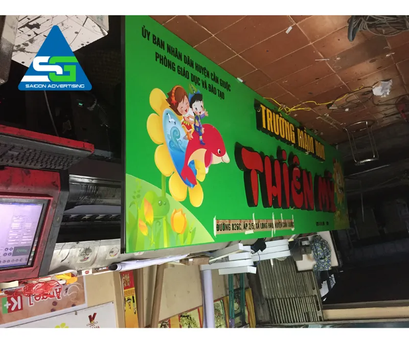 Sản phẩm bang hieu truong thien my 1 — Quảng Cáo Sài Gòn - Công Ty TNHH Phát Triển Quảng Cáo Sài Gòn — MST 0315486111