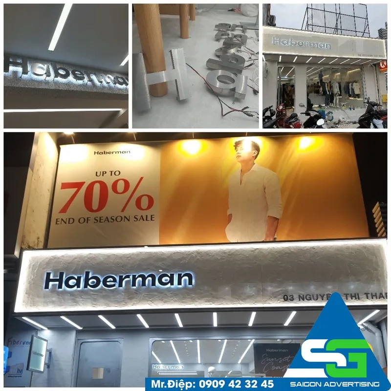Sản phẩm chữ nổi inox dẹp 1 — Quảng Cáo Sài Gòn - Công Ty TNHH Phát Triển Quảng Cáo Sài Gòn — MST 0315486111