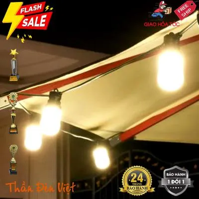 Sản phẩm den day trang tri nang luong mat troi thai lan day dai 7m 10 bong den698g — Công Ty TNHH Frelix — MST 0315489352