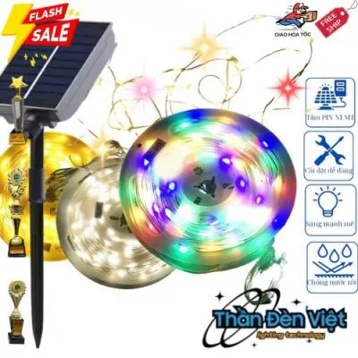 Sản phẩm den led day trang tri san vuon nang luong mat troi 20 met da sac240m — Công Ty TNHH Frelix — MST 0315489352