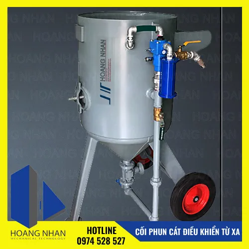 Sản phẩm coi phun cat dieu khien tu xa may phun cat hoang nhan — Công Ty TNHH Sản Xuất Thương Mại Dịch Vụ Cơ Khí Hoàng Nhân — MST 0315500415