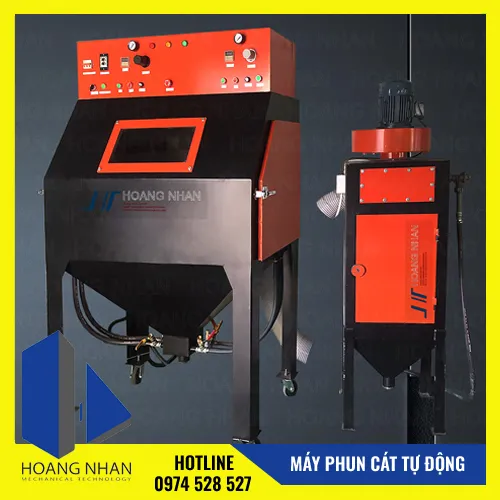 Sản phẩm may phun cat tu dong may phun cat hoang nhan — Công Ty TNHH Sản Xuất Thương Mại Dịch Vụ Cơ Khí Hoàng Nhân — MST 0315500415