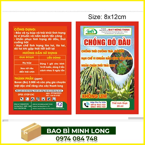 Sản phẩm tui thuoc bao ve thuc vat2 — Bao Bì Carton Minh Long - Công Ty TNHH Một Thành Viên Thương Mại Dịch Vụ Sản
Xuất Bao Bì Minh Long — MST 0315509859