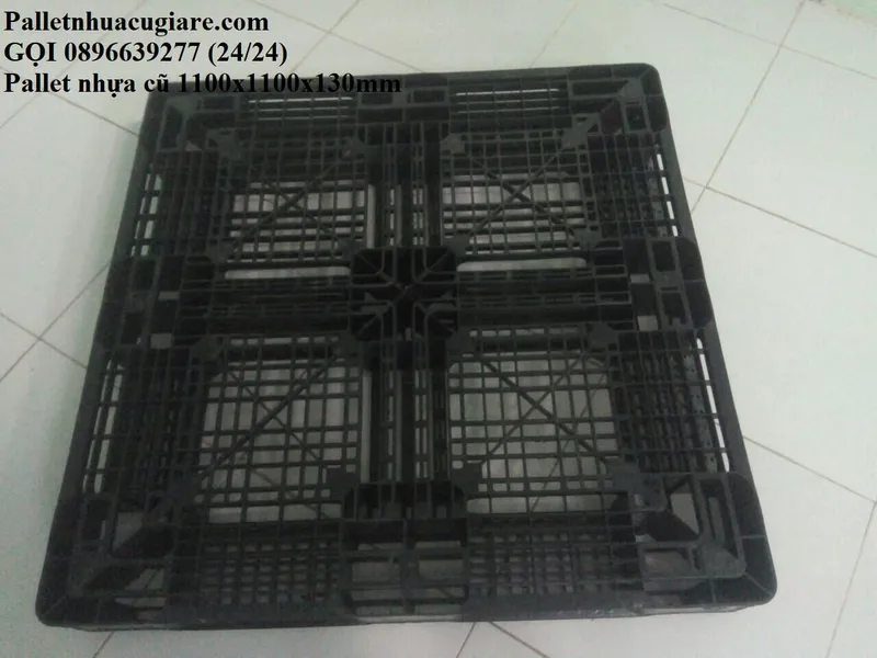 Sản phẩm palletnhuacu1100x1100x130mm 2 — Công Ty TNHH Công Nghiệp Đức Hòa — MST 0315517835