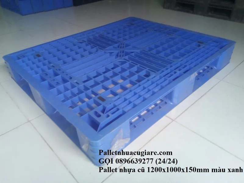 Sản phẩm palletnhuacu1200x1000x150mm mauxanh 22 — Công Ty TNHH Công Nghiệp Đức Hòa — MST 0315517835