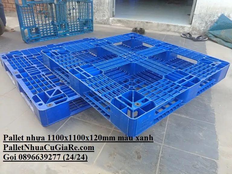 Sản phẩm pallet nhua cu 1100x1100x120mm 19 — Công Ty TNHH Công Nghiệp Đức Hòa — MST 0315517835