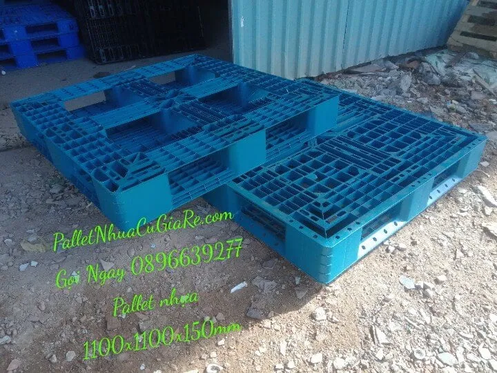 Sản phẩm palletnhuacu 1100x1100x150mm 4 — Công Ty TNHH Công Nghiệp Đức Hòa — MST 0315517835