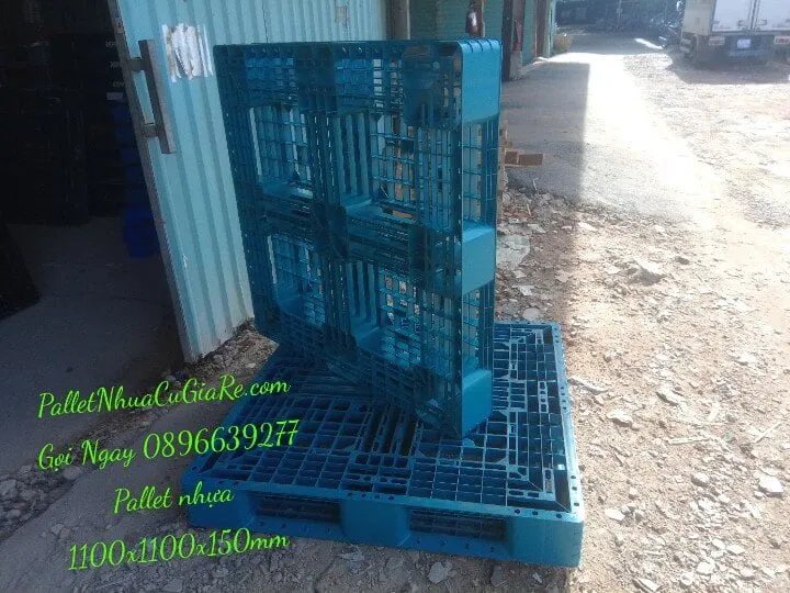 Sản phẩm palletnhuacu 1100x1100x150mm 8 — Công Ty TNHH Công Nghiệp Đức Hòa — MST 0315517835