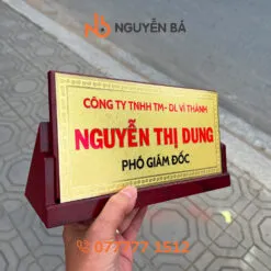 Sản phẩm bang ten de ban inox 247x247 — Công Ty TNHH TM DV Quảng Cáo Nguyễn Bá — MST 0315519134