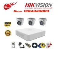 Sản phẩm BO KIT 3 CAMERA DOME HIKVISION 2MP 194x194 — Công Ty TNHH Giải Pháp Công Nghệ Việt Đức — MST 0315530681