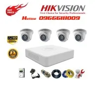 Sản phẩm BO KIT 4 CAMERA DOME HIKVISION 2MP 194x194 — Công Ty TNHH Giải Pháp Công Nghệ Việt Đức — MST 0315530681