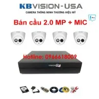 Sản phẩm bo 4 camera kbvision 2004ca tich hop mic 194x194 — Công Ty TNHH Giải Pháp Công Nghệ Việt Đức — MST 0315530681