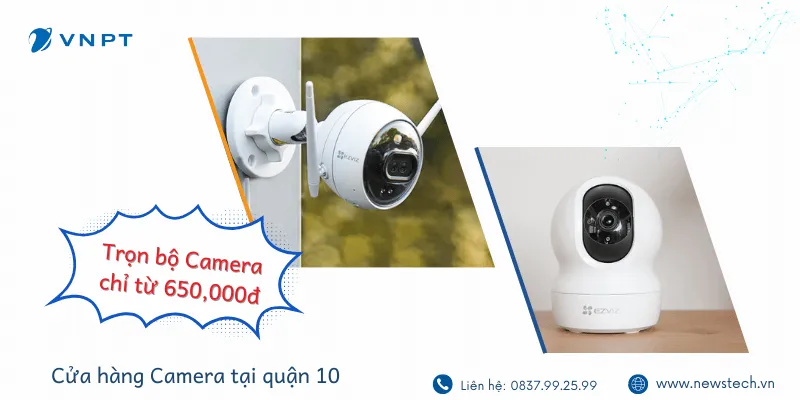 Sản phẩm cua hang camera tai quan 10 — Công Ty TNHH Phát Triển Thương Mại Dịch Vụ Newstech — MST 0315536362