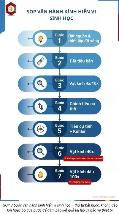 Sản phẩm sop 7 buoc su dung kinh hien vi sinh hoc chuan glp — Công Ty TNHH Đầu Tư Thương Mại Dịch Vụ Quốc Tế Thịnh Phát — MST 0315545078