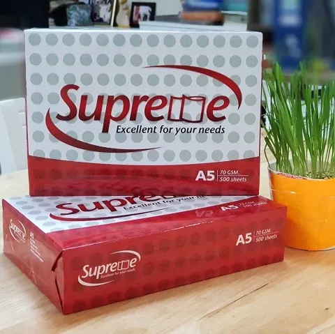 Sản phẩm giay supreme a5 70gsm 8008 — Công Ty TNHH VPP Khai Trí — MST 0315552660