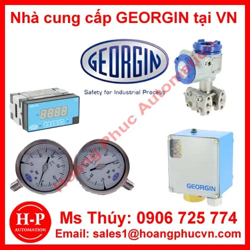 Sản phẩm Dai ly phan phoi Dong ho do ap suat Georgin tai viet nam — Công Ty TNHH Tự Động Hóa Hoàng Phúc — MST 0315555598
