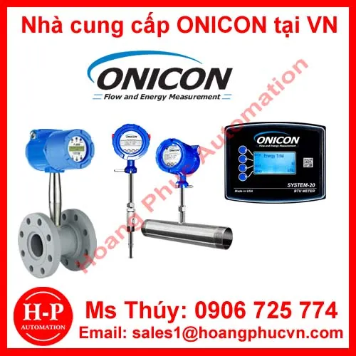 Sản phẩm Dai ly cung cap Dong ho do luu luong Onicon tai viet nam — Công Ty TNHH Tự Động Hóa Hoàng Phúc — MST 0315555598
