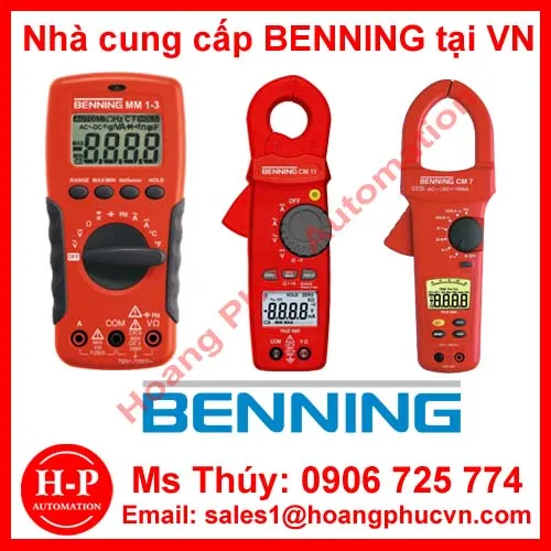 Sản phẩm Dong ho van nang Benning Dai ly cung cap tai viet nam — Công Ty TNHH Tự Động Hóa Hoàng Phúc — MST 0315555598
