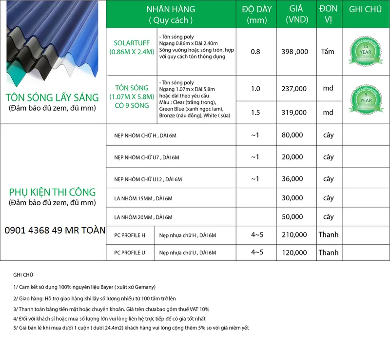 Sản phẩm bao gia ton lay sang 1024x919 1 — Công Ty TNHH IMEX PNT Việt Nam — MST 0315558165
