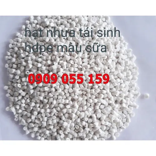 Sản phẩm hat nhua tai sinh hdpe mau trang sua 0511 — Công Ty TNHH Nhựa Phú Nhật — MST 0315564948