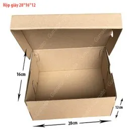 Sản phẩm hop giay carton size 28x16x12 cm 276x276 — Bao Bì Gumato - Công Ty TNHH Sản Xuất Thương Mại Gumato — MST 0315567106