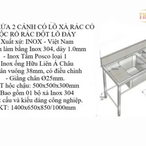 Sản phẩm chau rua doi 2 canh co ho rac 1617207789 300x300 — Inox Thiên Phước - Công Ty TNHH Sản Xuất Cơ Khí Thiên Phước — MST 0315577841