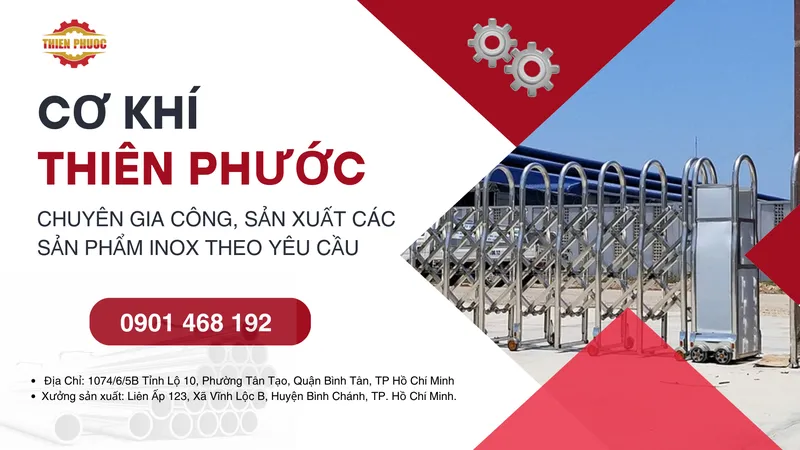 Sản phẩm co khi thien phuoc — Inox Thiên Phước - Công Ty TNHH Sản Xuất Cơ Khí Thiên Phước — MST 0315577841