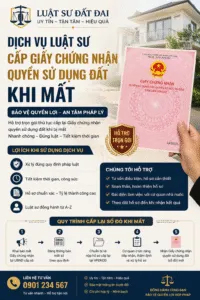 Sản phẩm POSTER QC dich vu cap lai gcn qsdd do mat 200x300 — Công Ty Luật TNHH Quốc Tế Song Thịnh — MST 0315578690