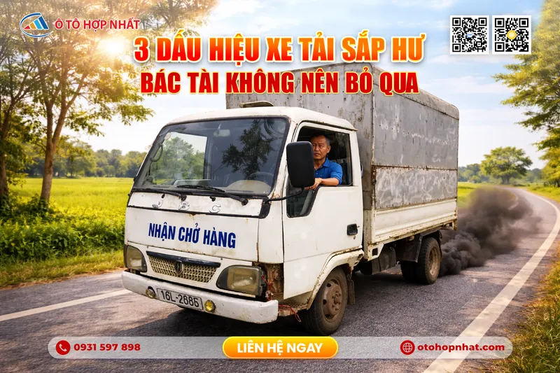 Sản phẩm 3 dau hieu xe tai sap hu bac tai khong nen bo qua 5978 — Công Ty TNHH Ô Tô Hợp Nhất Miền Nam — MST 0315581252