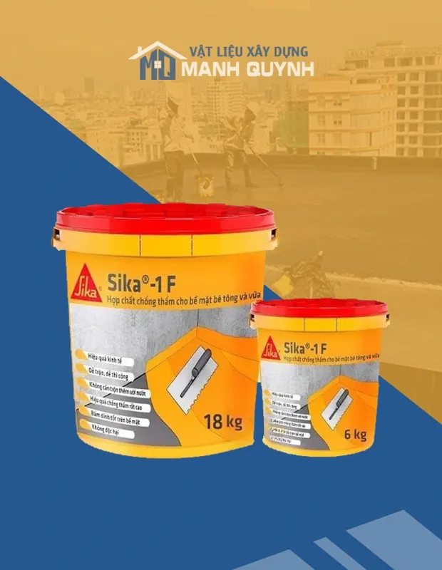 Sản phẩm sika chong tham fix3 — Công Ty TNHH Thương Mại Dịch Vụ Và Đầu Tư XD Mạnh Quỳnh — MST 0315583482