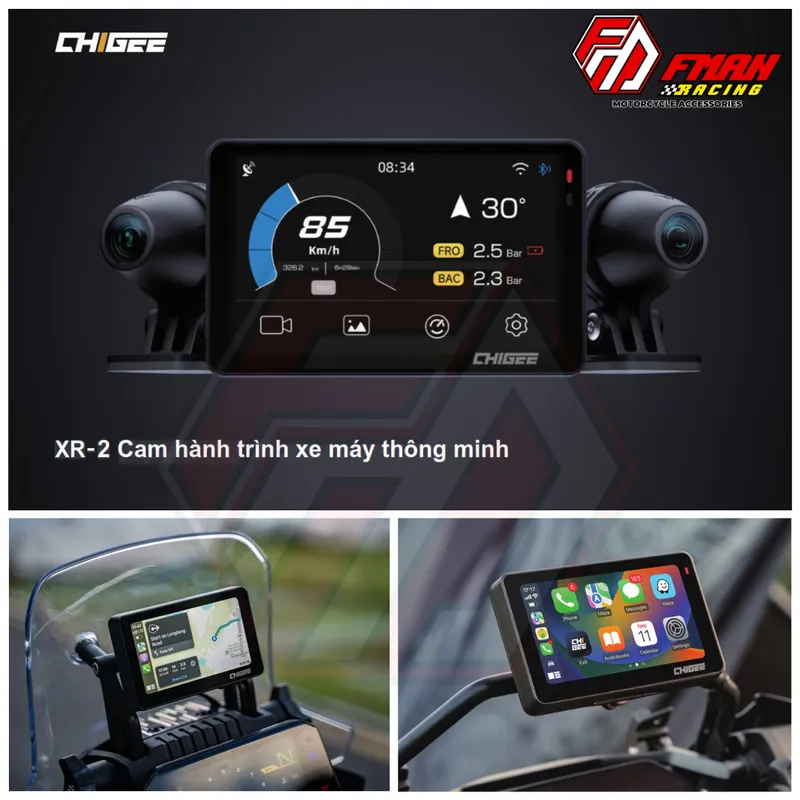 Sản phẩm bo camera hanh trinh chigee xr2 chinh hang 1 1721642162854 — Công Ty TNHH R.E.D Racing — MST 0315596361