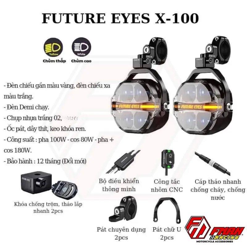 Sản phẩm den tro sang future eyes x100 chinh hang 1751855884028 1 1751855884100 — Công Ty TNHH R.E.D Racing — MST 0315596361