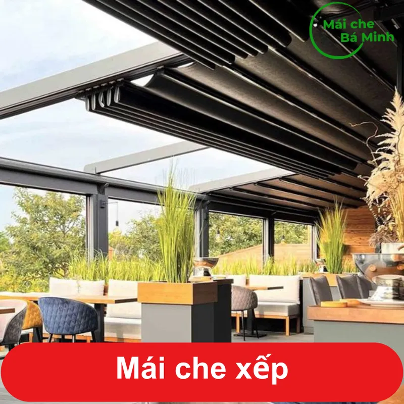 Sản phẩm mai che xep — Mái Che Bá Minh - Công Ty TNHH Cơ Khí Xây Dựng Bá Minh — MST 0315602939