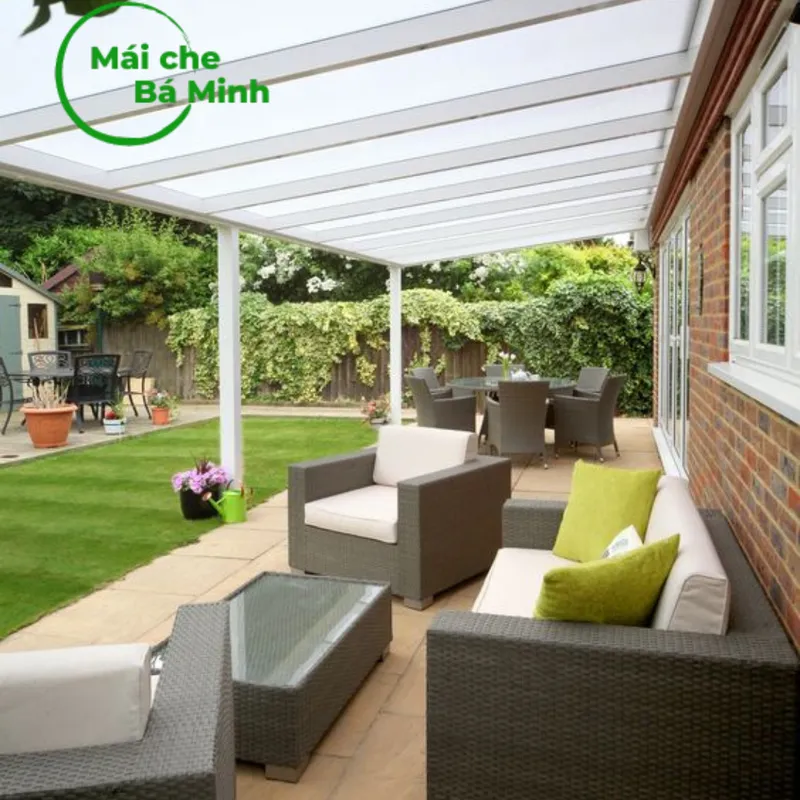 Sản phẩm mai lop poly 1 1 — Mái Che Bá Minh - Công Ty TNHH Cơ Khí Xây Dựng Bá Minh — MST 0315602939