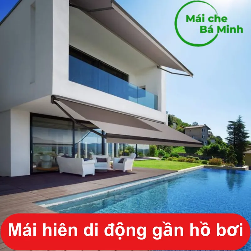 Sản phẩm mai hien di dong gan ho boi 1 — Mái Che Bá Minh - Công Ty TNHH Cơ Khí Xây Dựng Bá Minh — MST 0315602939