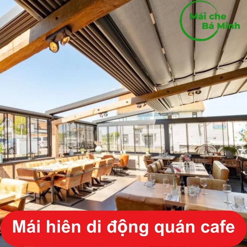 Sản phẩm mai hien di dong quan cafe — Mái Che Bá Minh - Công Ty TNHH Cơ Khí Xây Dựng Bá Minh — MST 0315602939