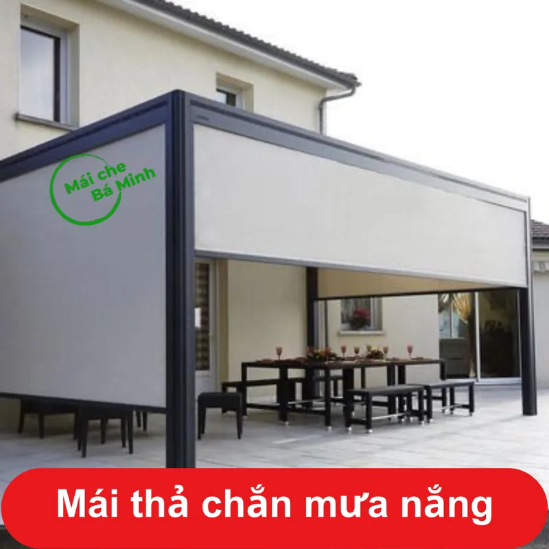 Sản phẩm mai tha chan mua nang — Mái Che Bá Minh - Công Ty TNHH Cơ Khí Xây Dựng Bá Minh — MST 0315602939