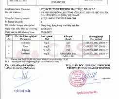 Sản phẩm giay kn ruou dong trung linh chi 3503 — Công Ty TNHH Thương Mại Thực Phẩm T.P — MST 0315602953