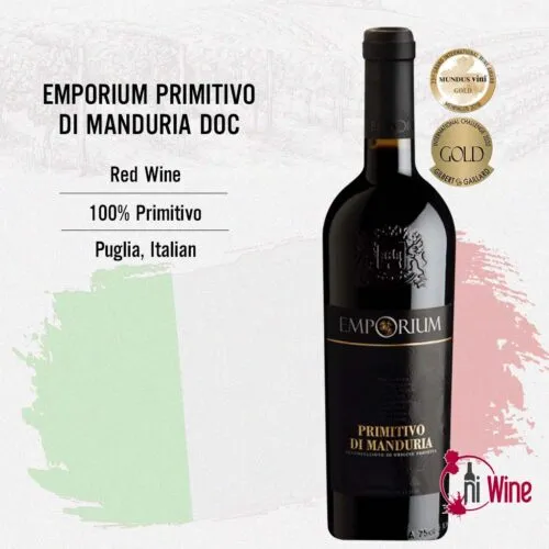 Sản phẩm emporium primitivo di manduria doc 500x500 — Công Ty Cổ Phần Thương Mại Dịch Vụ Hi Wine — MST 0315603379