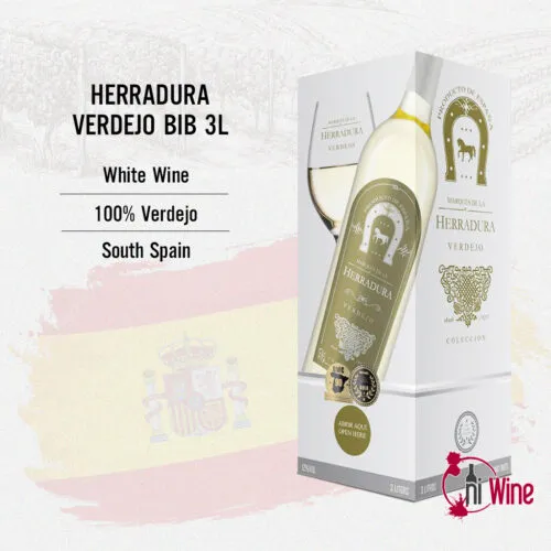 Sản phẩm herradura verdejo bib 3l 500x500 — Công Ty Cổ Phần Thương Mại Dịch Vụ Hi Wine — MST 0315603379