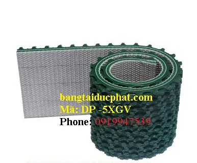 Sản phẩm bang tai pvc nganh bao bi va in ma so DP 5XGV  — Băng Tải Đức Phát - Công Ty TNHH Đầu Tư Phát Triển Sản Xuất Thương Mại Đức Phát — MST 0315605739