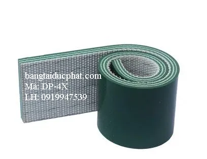Sản phẩm bang tai pvc nganh giay da ma so DP 4X — Băng Tải Đức Phát - Công Ty TNHH Đầu Tư Phát Triển Sản Xuất Thương Mại Đức Phát — MST 0315605739