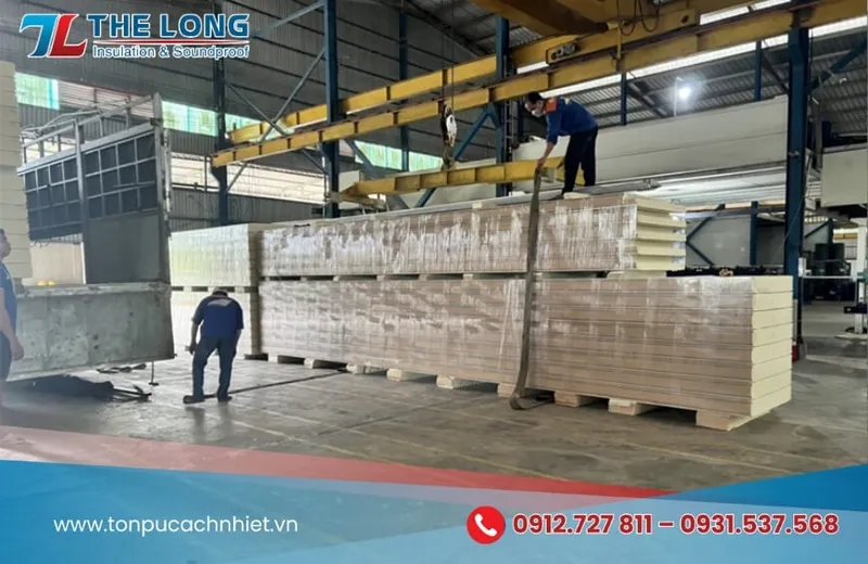 Sản phẩm tonpucachnhiet du an 1 — Công Ty TNHH Xây Dựng Tấm Cách Âm Cách Nhiệt Thế Long — MST 0315606651